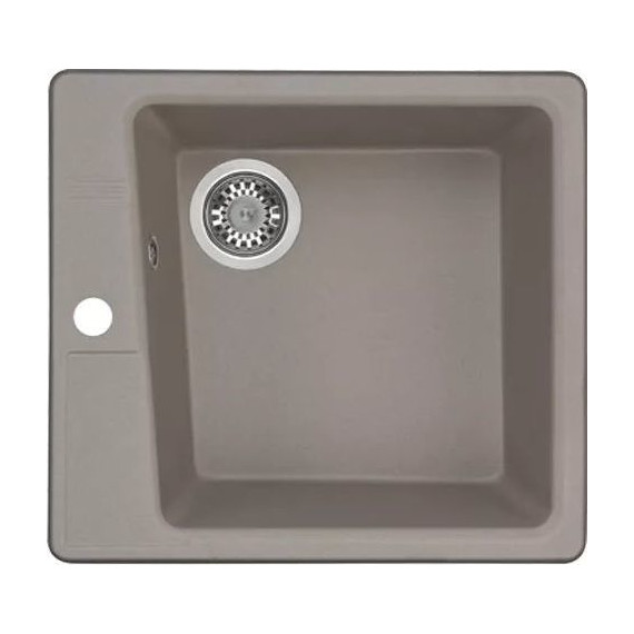Кухонная мойка Акватон Парма 1A713032PM250, серый шёлк, Цвет производителя: серый шёлк - фото 