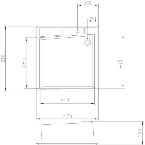 Кухонная мойка Акватон Парма 1A713032PM290, шампань, Цвет производителя: шампань - фото 4