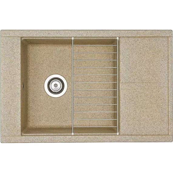 Кухонная мойка Акватон Делия 1A715132DE220, песочный, Цвет производителя: песочный - фото 3