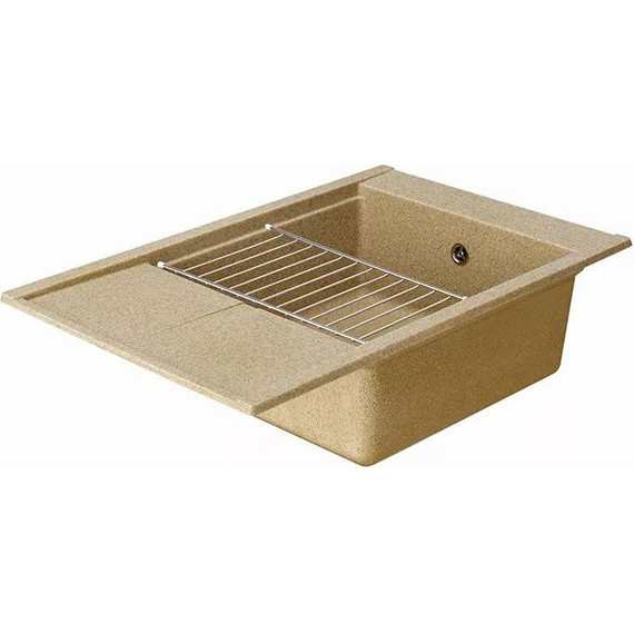 Кухонная мойка Акватон Делия 1A715132DE220, песочный, Цвет производителя: песочный - фото 5