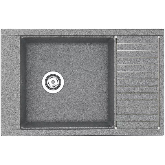 Кухонная мойка Акватон Делия 1A715132DE230, серый, Цвет производителя: серый - фото 3