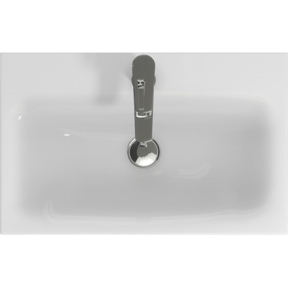 Тумба подвесная с раковиной Aqwella Smart 60 см SRT0106DB, дуб балтийский/белый - фото 10