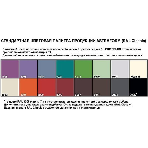 Экран Г-образный Астра-Форм Скат L/R - фото 3