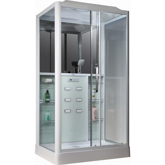 Гидробокс LORANTO CS 127 R 90х120х215, белый/прозрачное - фото 