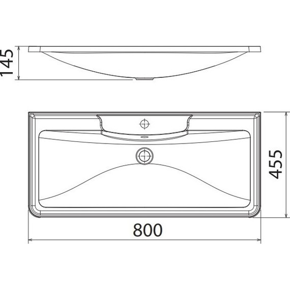 Тумба подвесная с раковиной BelBagno ACQUA-800-2C-SO-CVG 80 см, Cemento Verona Grigio, Цвет фасада: Cemento Verona Grigio - фото 6