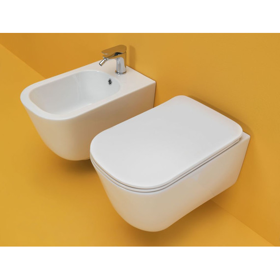 Унитаз подвесной безободковый Kerasan Tribeca 511430, белый матовый - фото 2