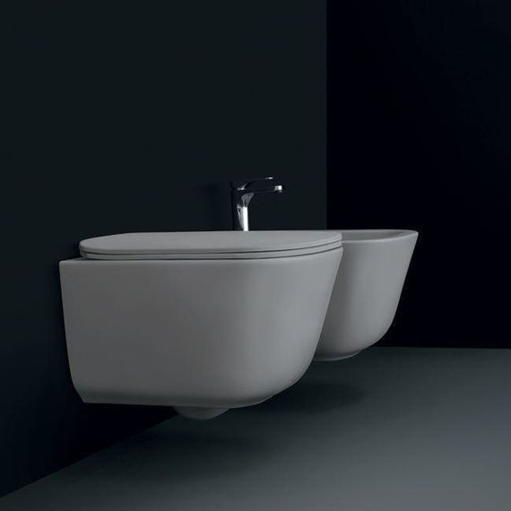 Унитаз подвесной безободковый Kerasan Tribeca 511430, белый матовый - фото 6