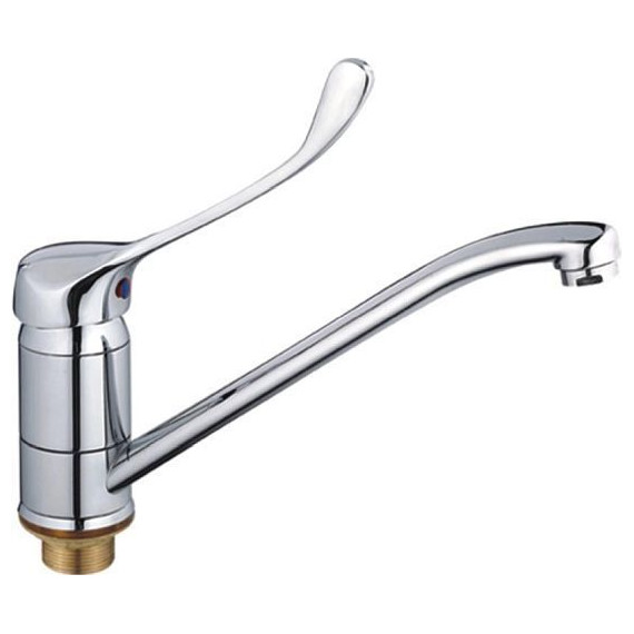 Смеситель для кухни с локтевой (хирургической) ручкой Haiba HB4954 - фото 