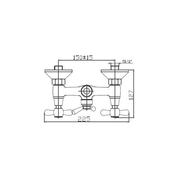 Смеситель для ванны Haiba HB2125 - фото 3