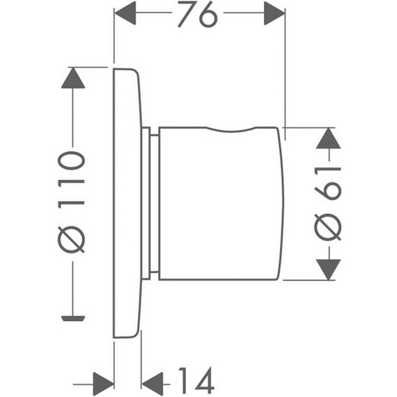 Переключатель потоков на три потребителя Hansgrohe S Trio/Quattro 15932000 - фото 2
