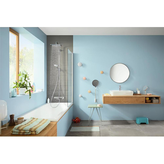 Душевая стойка с термостатом Hansgrohe Croma E Showerpipe 280 1jet 27687000 - фото 3