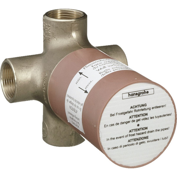 Скрытая часть переключающего вентиля Hansgrohe Quattro 15930180 - фото 