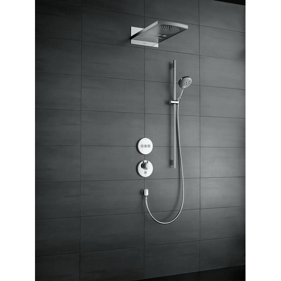 Переключатель потоков на три потребителя Hansgrohe ShowerSelect 15745000 - фото 3