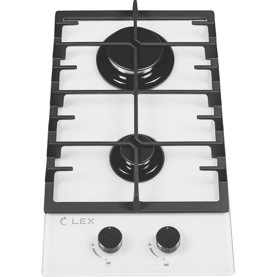 Газовая варочная поверхность Lex GVG 321 WH CHAO000204, Domino - фото 