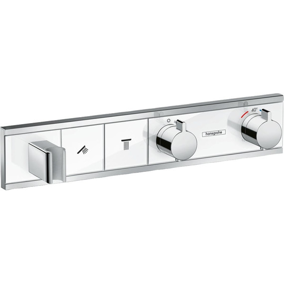 Смеситель для душа с термостатом Hansgrohe RainSelect 15355400, белый/хром - фото 