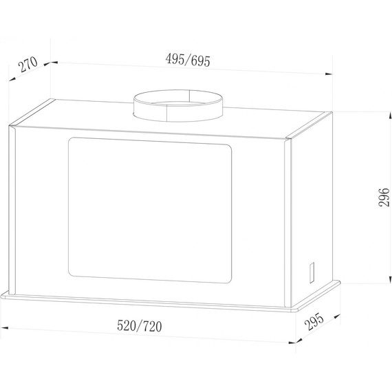 Вытяжка Lex GS Bloc GS 900 White CHTI000364 (белое стекло) - фото 2