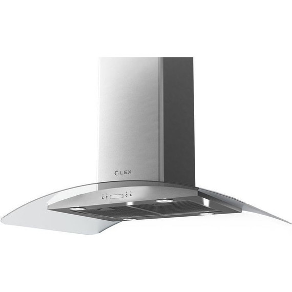 Вытяжка Lex Paris Isola 900 Inox CHAT000022 (прозрачное стекло) - фото 