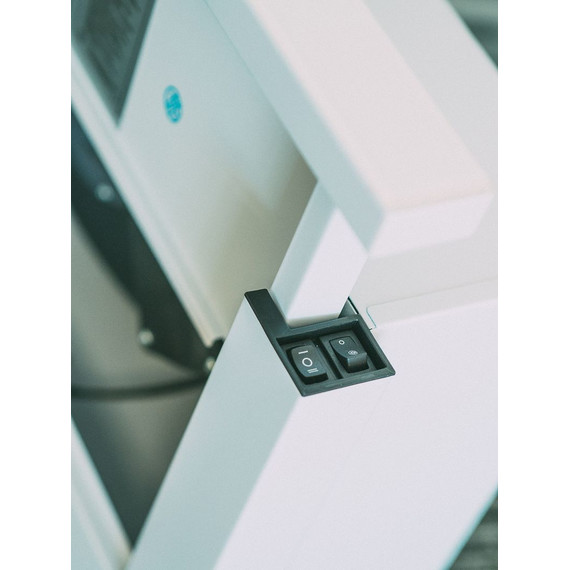 Вытяжка Lex Hubble G 2M 600 White CHAT000059 (белое стекло) - фото 3