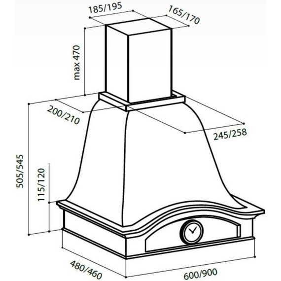 Вытяжка Lex Palermo 900 Ivory RUVI000426 - фото 7