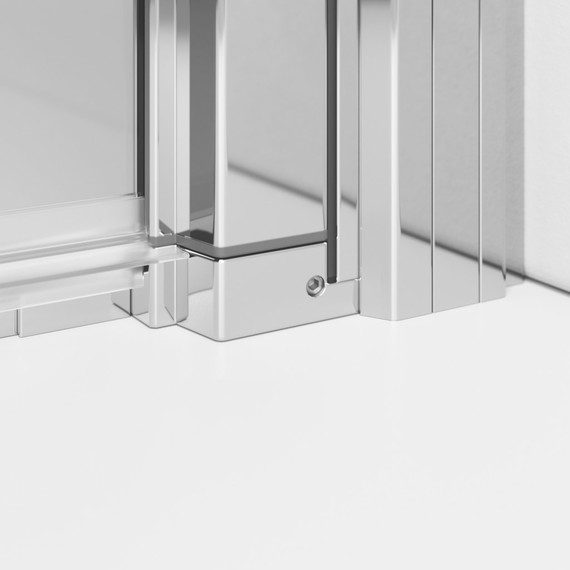 Душевая дверь Radaway Nes 8 DWD I 55L+40R 95 см (стекло 8 мм), хром/прозрачное - фото 3