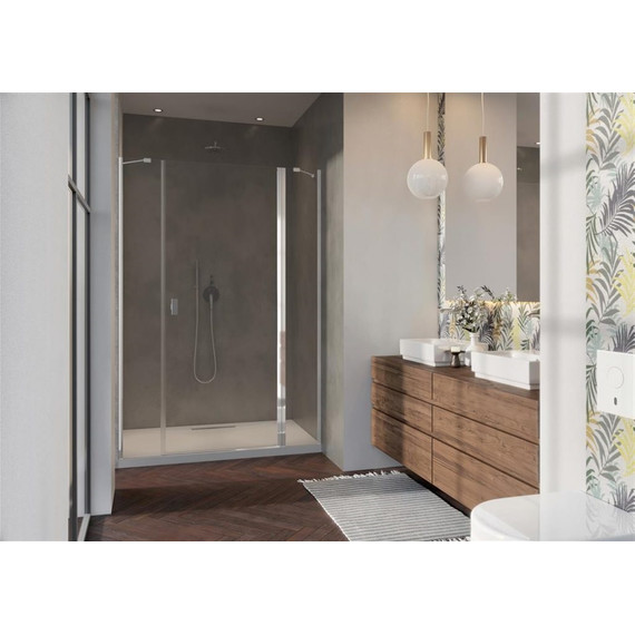 Душевая дверь Radaway Nes DWJS 140 см 10038140-01-01R, хром/прозрачное - фото 3