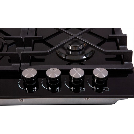 Газовая варочная поверхность Zigmund & Shtain MN 175.61 B (чёрное стекло) - фото 4