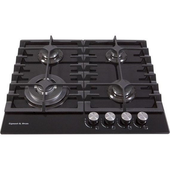 Газовая варочная поверхность Zigmund & Shtain MN 197.61 B (чёрное стекло) - фото 2