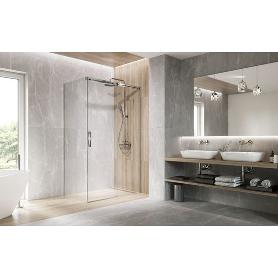 Душевое ограждение Radaway Espera Pro KDJ 100х75 см R (стекло 8 мм), хром/прозрачное - фото 2