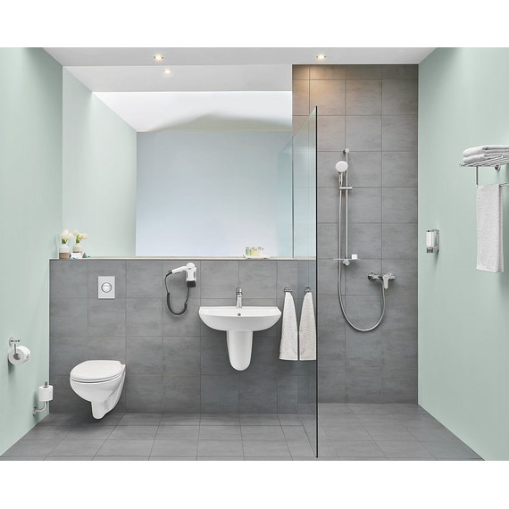 Унитаз подвесной безободковый Grohe Bau Ceramic 39351000 с крышкой микролифт - фото 6
