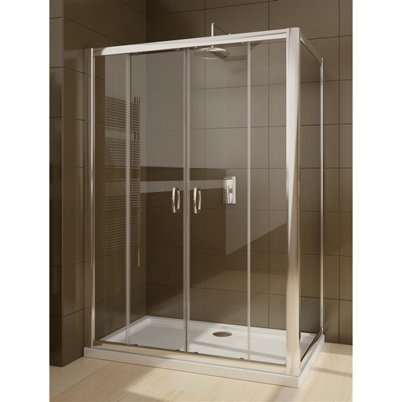 Душевое ограждение Radaway Premium Plus DWD+S 150х80 см, хром/прозрачное - фото 