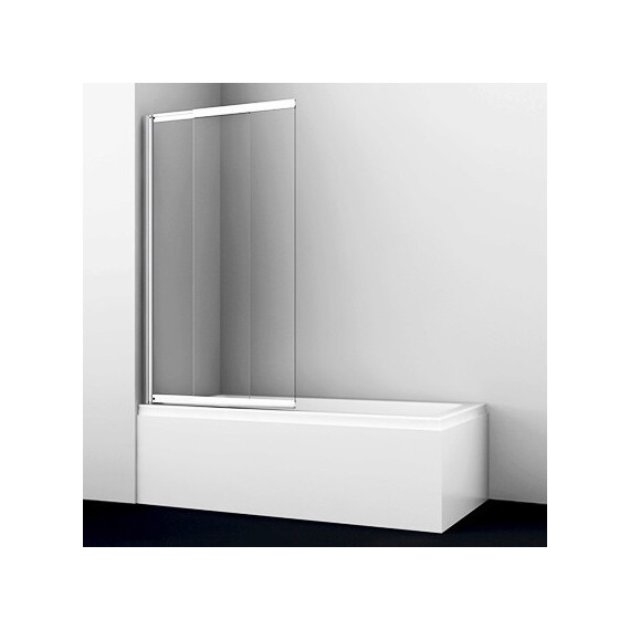 Шторка для ванны WasserKraft Main 100 см 41S02-100, хром/прозрачное - фото 