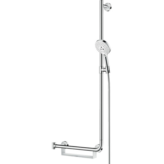 Душевой гарнитур Hansgrohe Raindance Select S 120 3jet 26326400, белый/хром - фото 