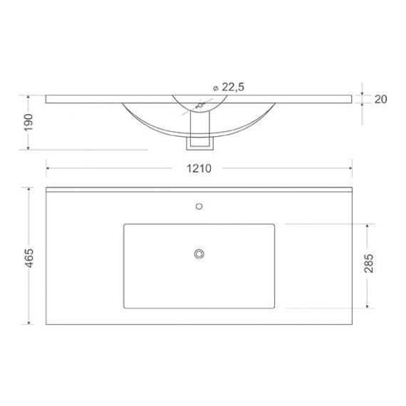 Тумба подвесная с раковиной Mirsant Next 120 см (раковина Next 120), белый - фото 6