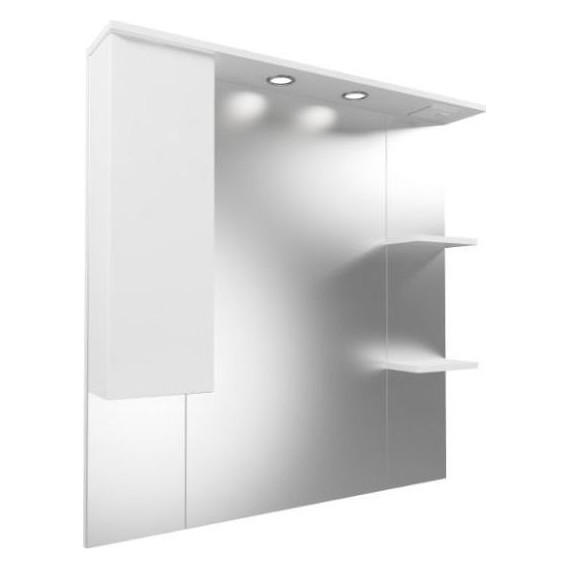 Зеркало-шкаф Mirsant Next 100 см L - фото 