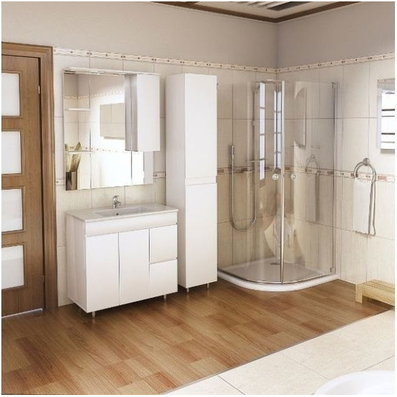 Зеркало-шкаф Mirsant Next 80 см R - фото 2