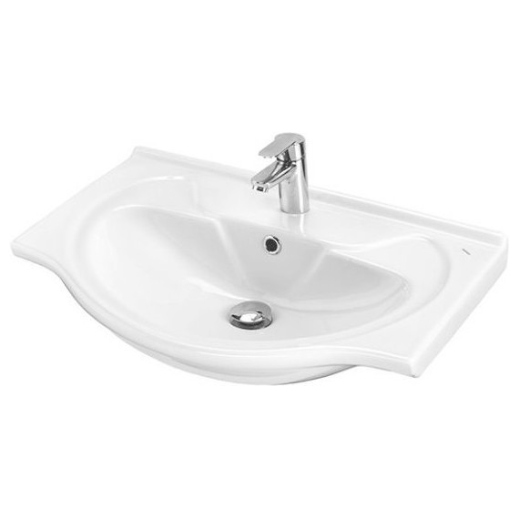 Тумба напольная с раковиной Mirsant Сандра 60 см, белый - фото 2