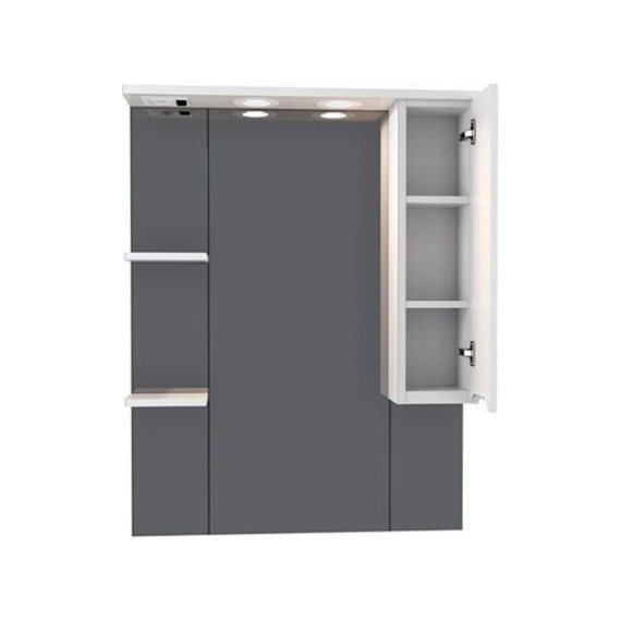 Зеркало-шкаф Mirsant Soho 80 см R - фото 2