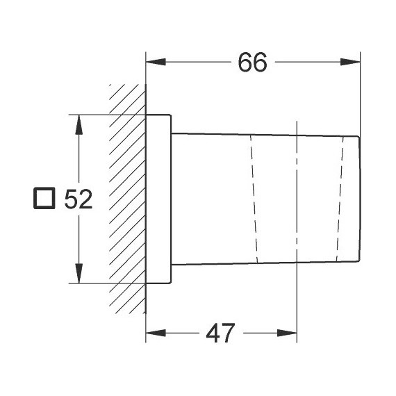 Держатель душевой лейки Grohe Euphoria Cube 27693000 - фото 2