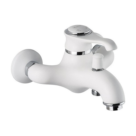 Смеситель для ванны Emmevi Tiffany BC6001, белый/хром - фото 