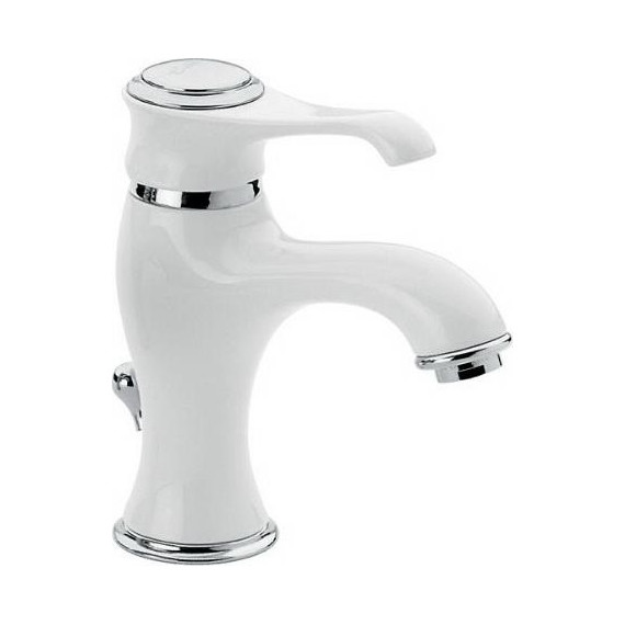 Смеситель для раковины Emmevi Tiffany BC6003, белый/хром - фото 