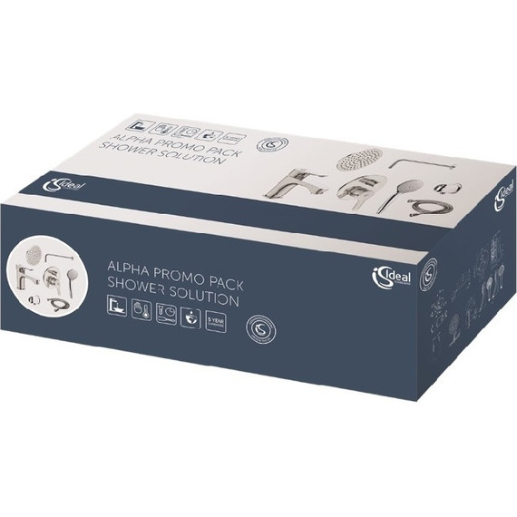 Набор смесителей 7 в 1 для душа Ideal Standard Alpha BD003AA - фото 3