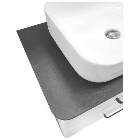 Тумба подвесная с раковиной Comforty Амстердам 75 см, белый - фото 8