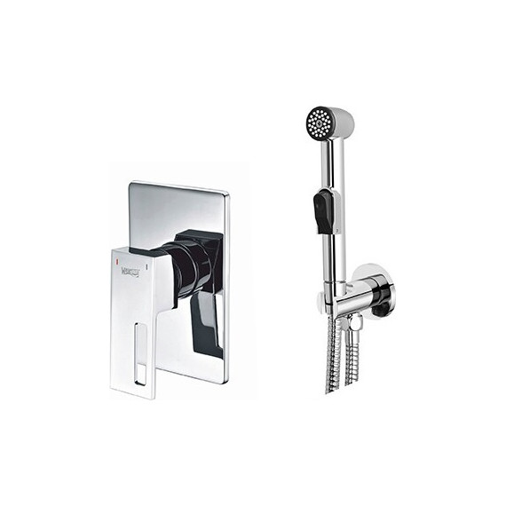 Набор для гигиенического душа WasserKraft Alme A01556 (шланг 100 см) - фото 