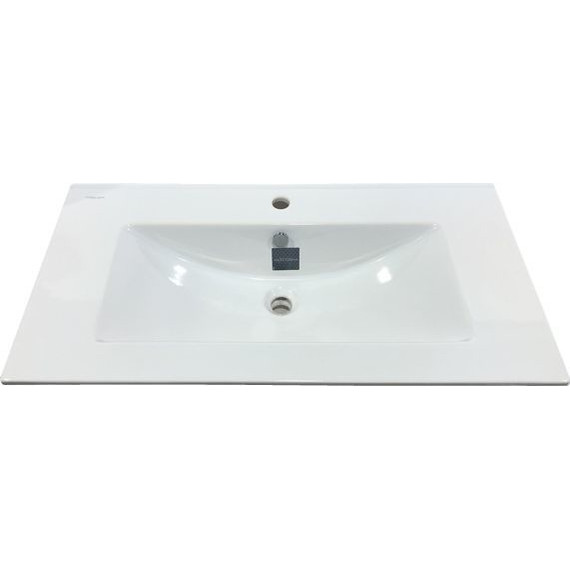 Тумба подвесная с раковиной Comforty Бонн 90 см, дуб тёмный - фото 9