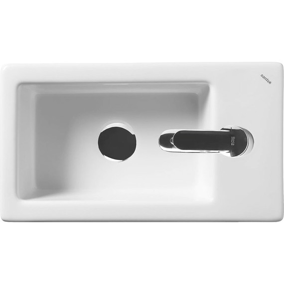 Тумба напольная с раковиной Акватон Эмма 45 см 1A2216K1EAD80, дуб наварра/белый - фото 9