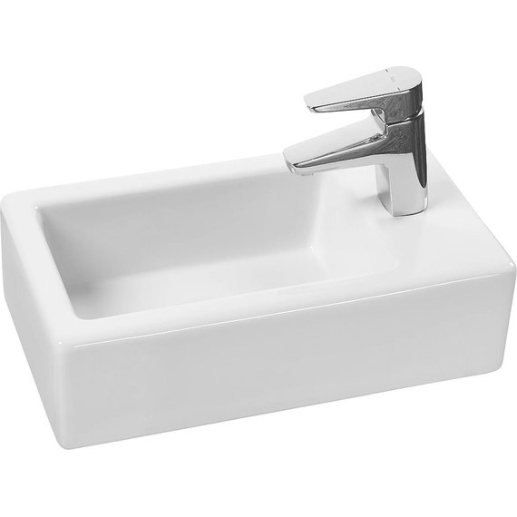 Тумба напольная с раковиной Акватон Эмма 45 см 1A2216K1EAD80, дуб наварра/белый - фото 10