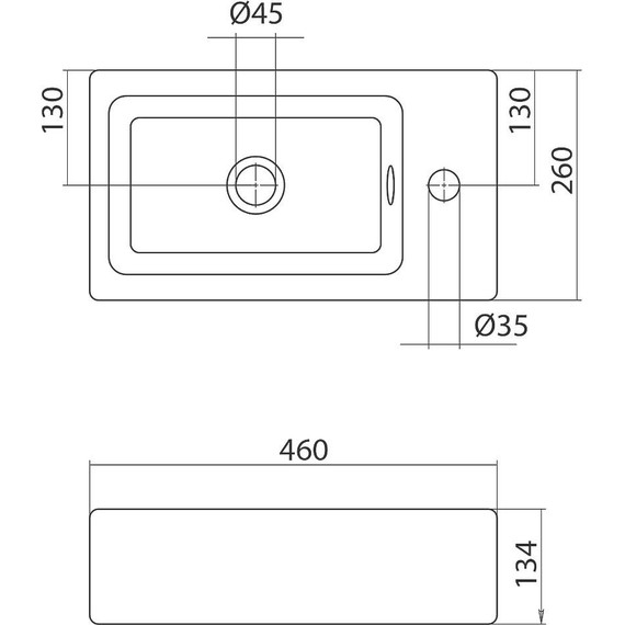 Тумба напольная с раковиной Акватон Эмма 45 см 1A2216K1EAD80, дуб наварра/белый - фото 11
