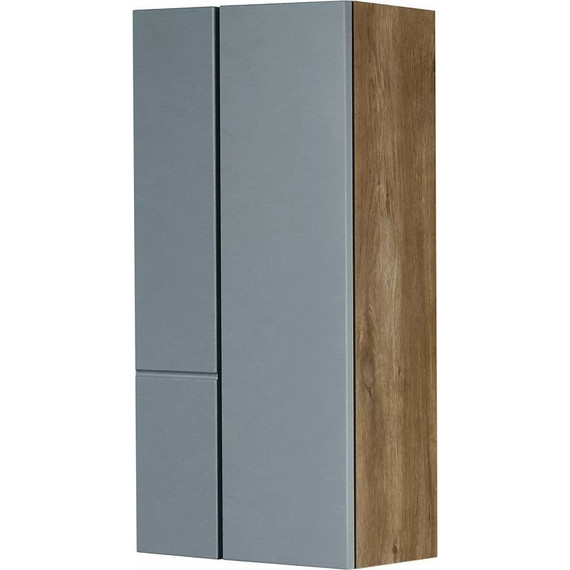 Шкаф подвесной Акватон Мишель 43 см 1A243903MIX30, фьорд/дуб рустикальный - фото 
