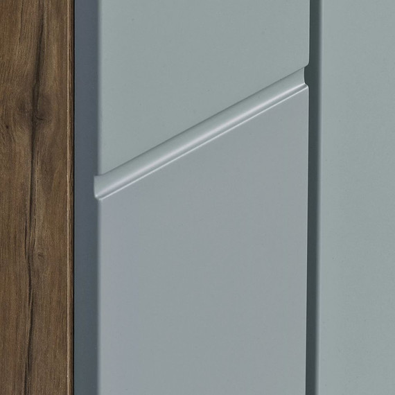 Шкаф подвесной Акватон Мишель 43 см 1A243903MIX30, фьорд/дуб рустикальный - фото 6