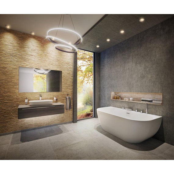 Тумба подвесная со столешницей Ravak Sud 260.01 110 см X000001084, орех - фото 4